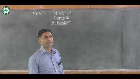 F.Y.B.Sc.(Statistics) || Topic: Basics of probability LEC 4 || By Prof. Khilare S.K.