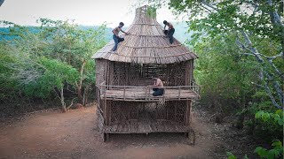 Build a wooden house in the forest​ by Building Skill 14,611 views 10 months ago 13 minutes, 28 seconds