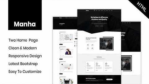 Manha - Business HTML Template | Themeforest Website Templates and Themes