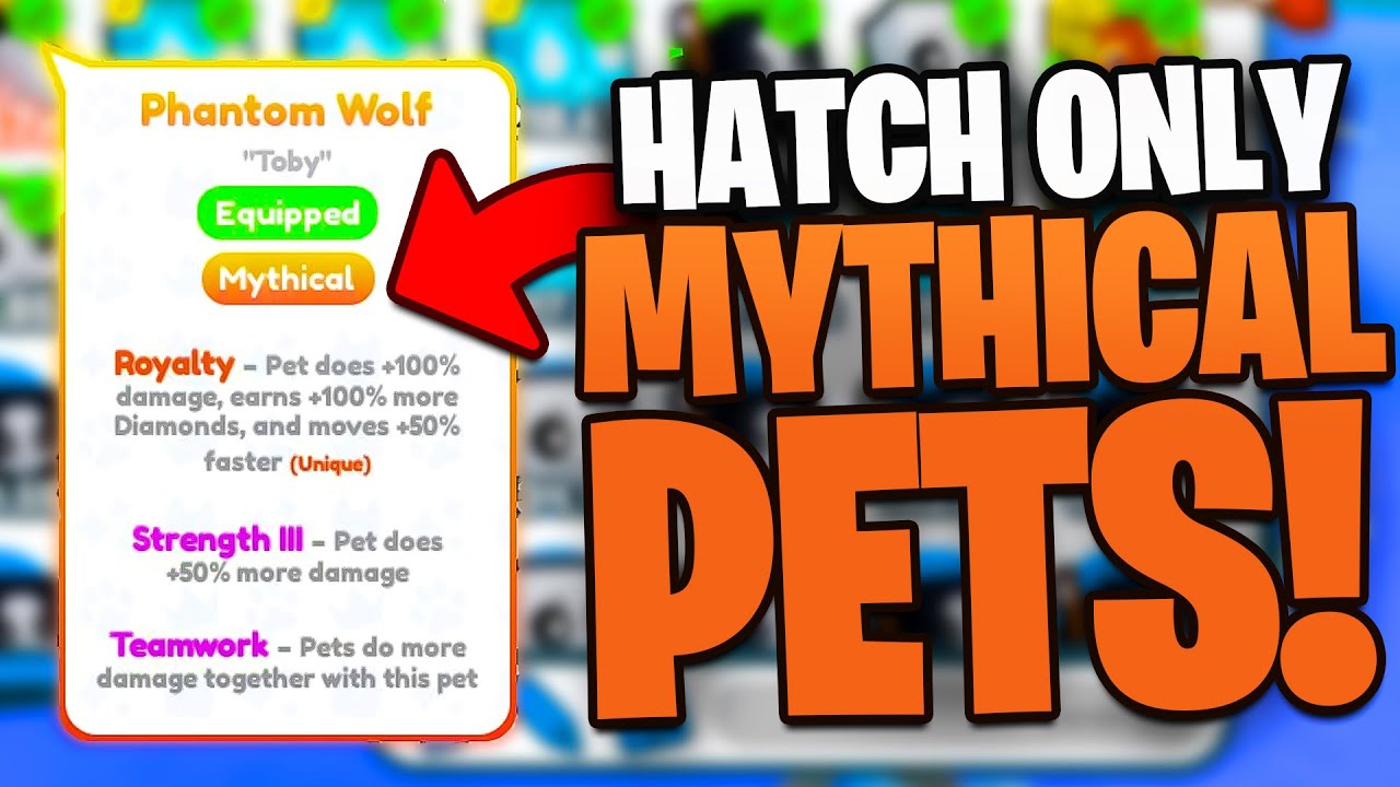 How To Hatch ONLY MYTHICAL PETS In Pet Simulator X! YouTube