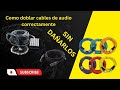 Como doblar cables sin dañarlos