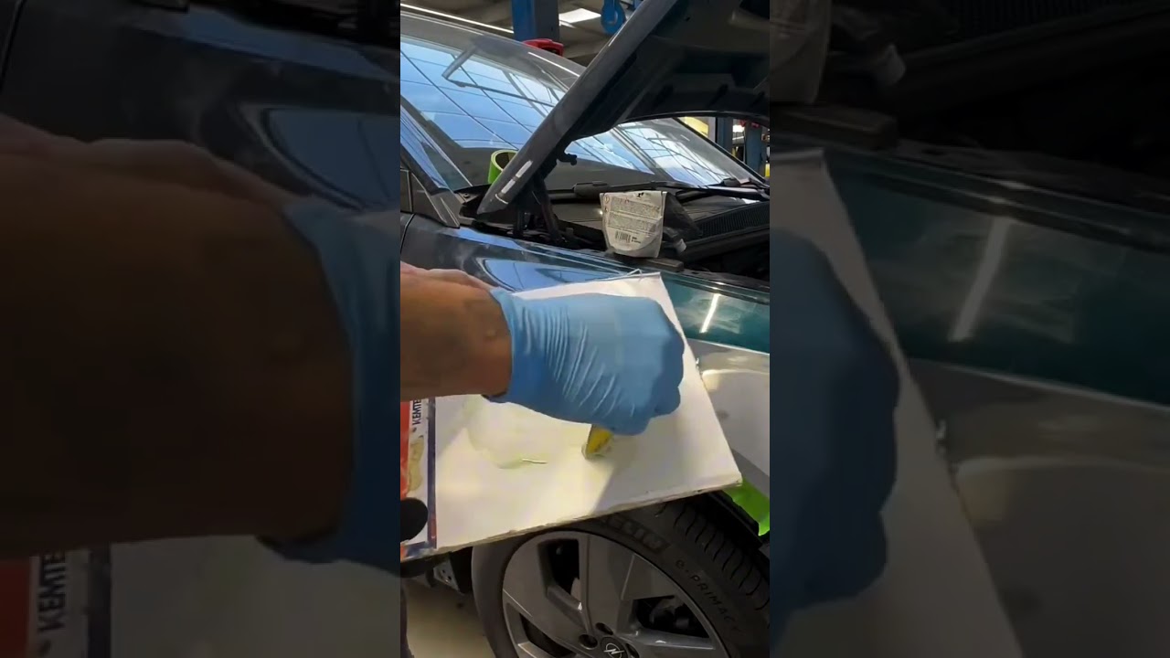 Fender putty repair. 