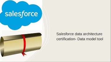 Salesforce data architecture certification- Data model tool