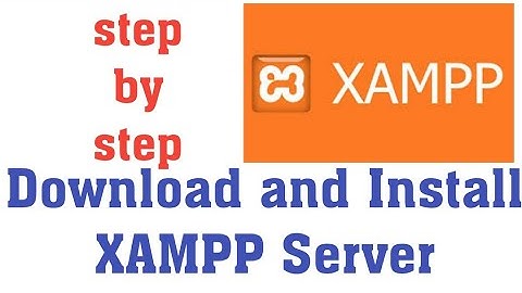How to download and install XAMPP Server for windows 10//step by step XAMPP Server installation