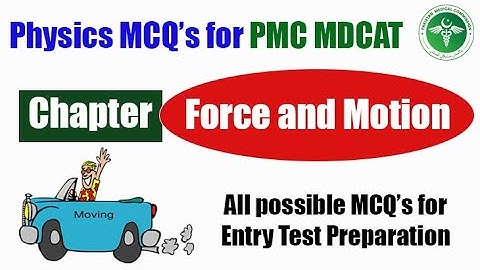 Force and Motion Physics MCQ
