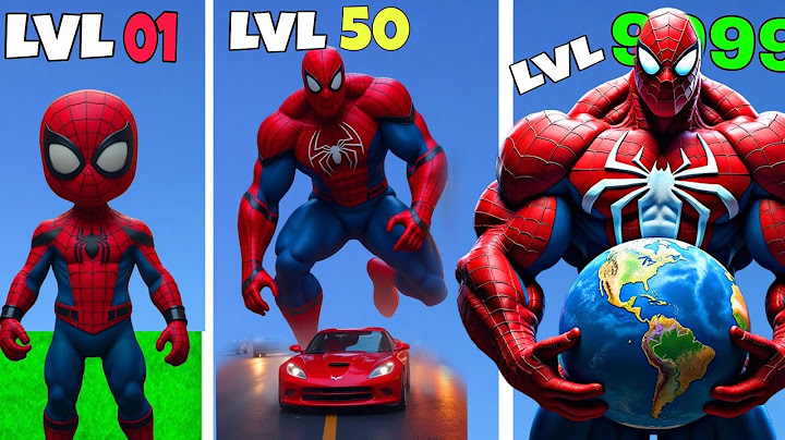 Level 1 SPIDERMAN To Level 1,000,000,00 SPIDERMAN in GTA 5