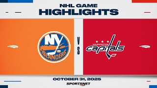 Nhl Highlights Islanders Vs. Capitals - October 31, 2025