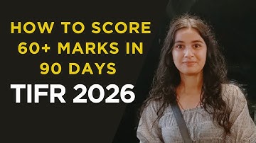TIFR JGEEBILS GS 2026 preparation strategy by Payal lumba| Scibits | #tifr2026  #iitjam2026
