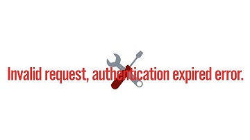 Invalid request, authentication expired error. FIX