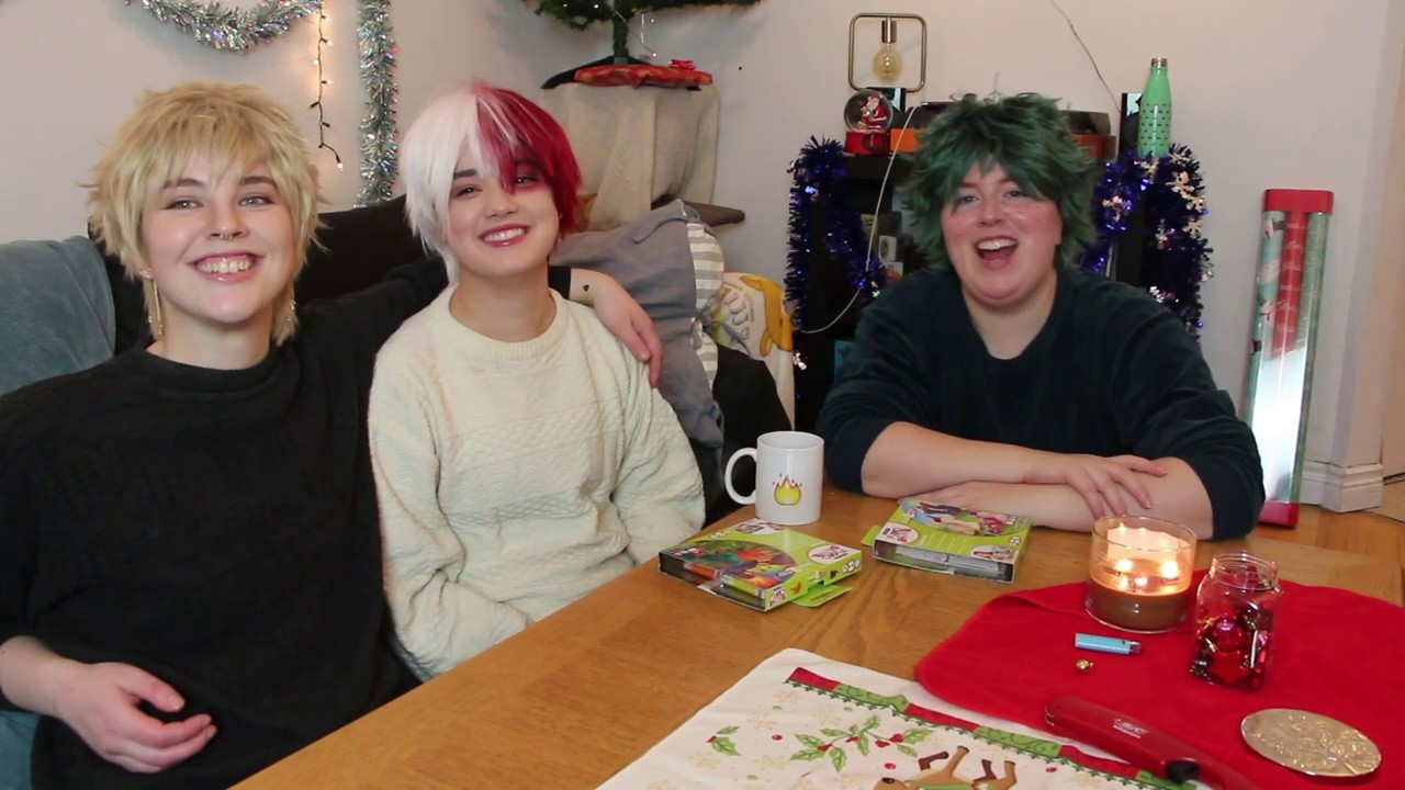 Crafts n Stuff with the BNHA Bois | BNHA TodoBakuDeku Cosplay Skit/Challenge