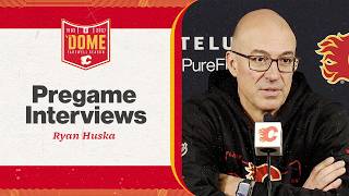 Full Pre-Game - Ryan Huska | Flames vs. Avalanche | 08.10.26 News