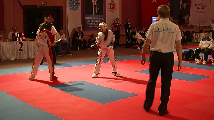 Judith Weck v Mercedesz Veres WAKO World Champions...