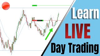 LIVE Trading Second Entry Pattern | Trading Range Structure