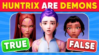 KPop Demon Hunters True or False Quiz ✔️❌~ How Well Do You Know KPop Demon Hunters Movie 🤔🔥 screenshot 3