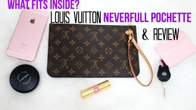 Louis Vuitton Silver Metallic Monogram Neverfull Pochette MM or GM Pou –  Bagriculture