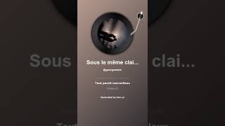 Sous Le Même Clair De Lune