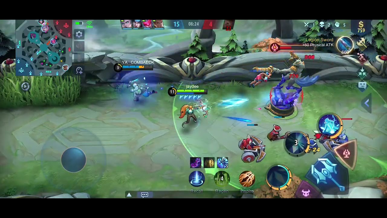 MLBB Miya highlight with triple kill