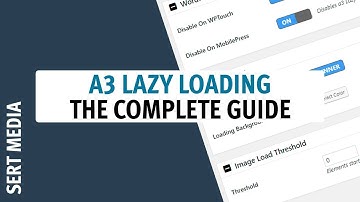 A3 Lazy Load Tutorial 2020 - How To Setup A3 Lazy Load Plugin For WordPress - A3 Lazy Load