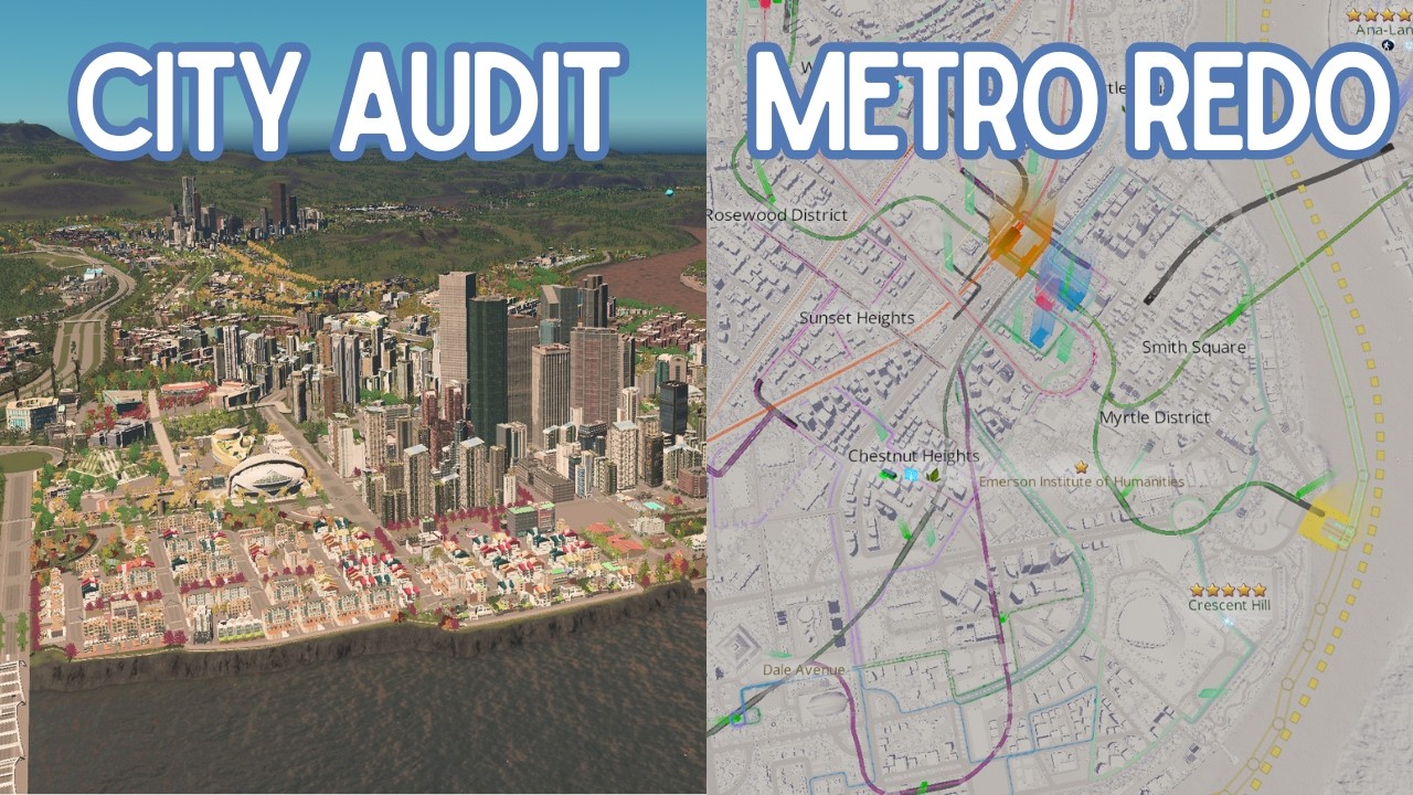 City Services and Transit Audit | Cities Skylines Livestream Series