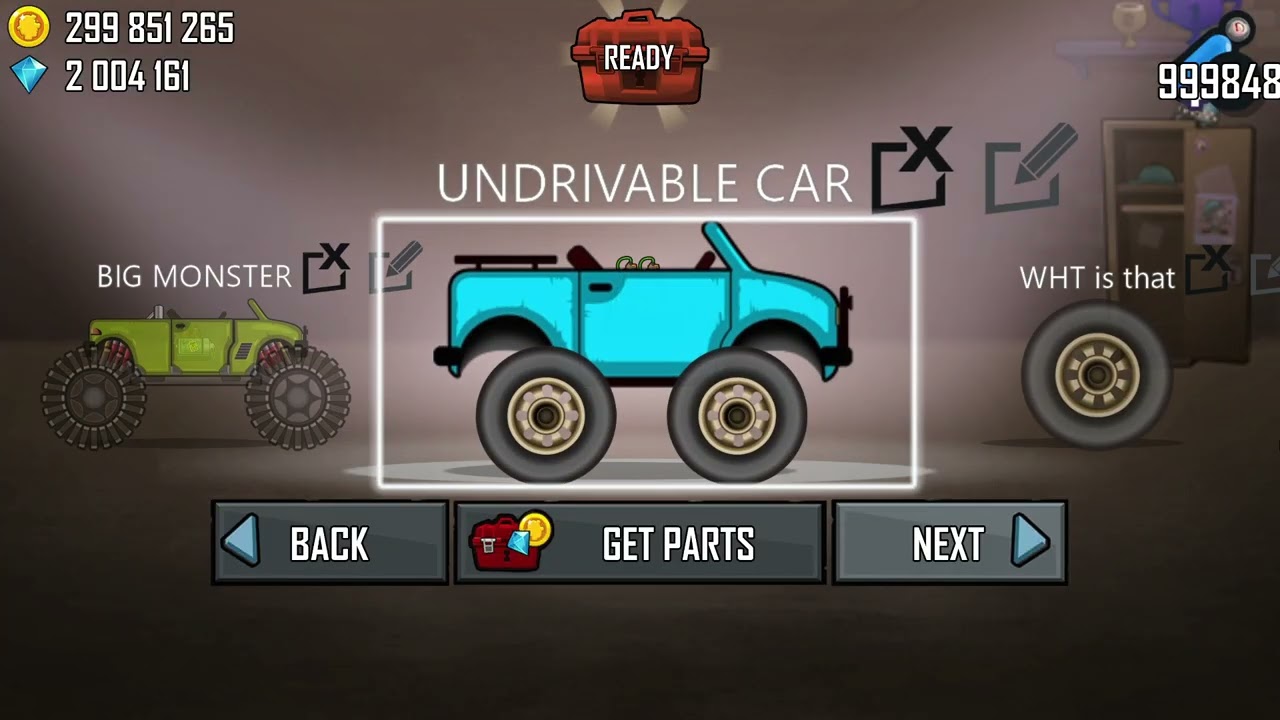 All cursed car in my garage HILL CILIMB RACING