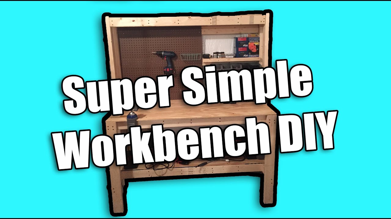 Family Handyman Cheap DIY Workbench - Super Simple Workbench - YouTube