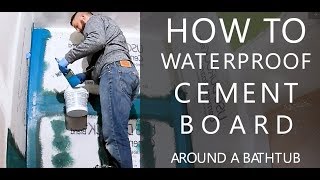 How to Waterproof Cement Board