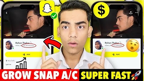 How To Increase Snapchat Followers 2025 (Real) | Snapchat Followers Kaise Badhaye