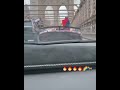 6ix9ine dangerously sitting on a moving Lamborghini