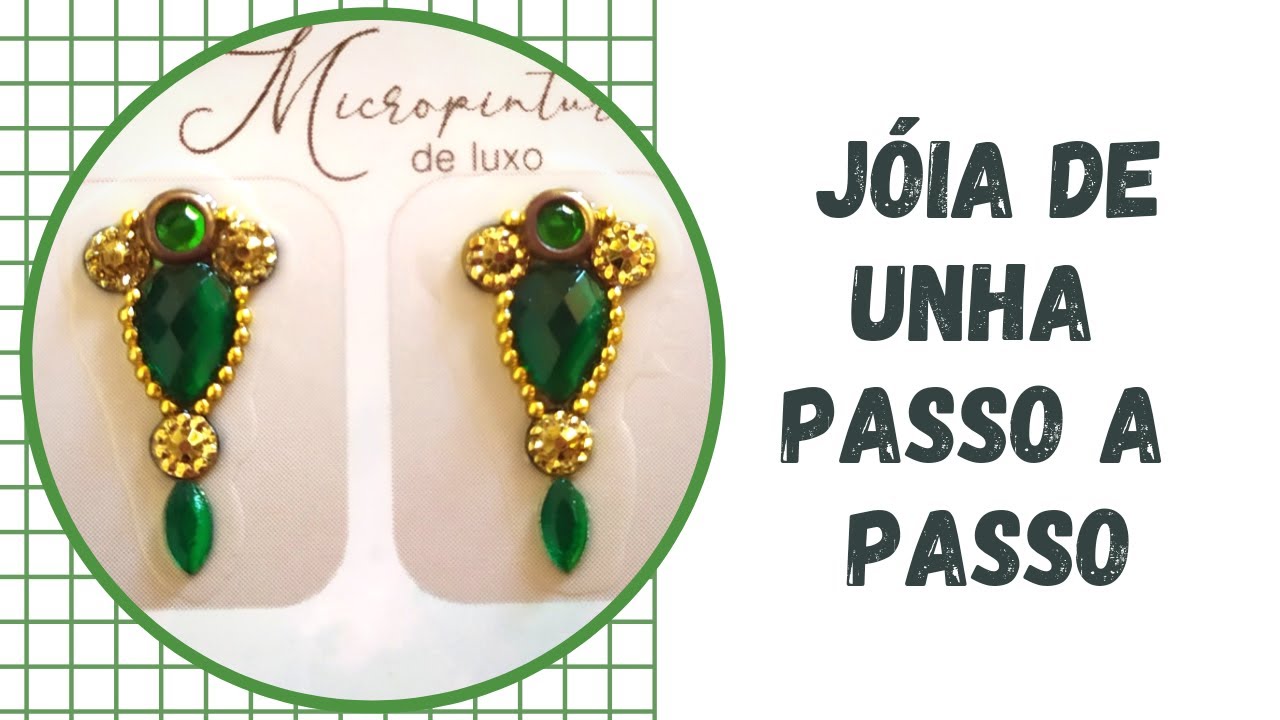 Como fazer Jóias de unha passo a passo