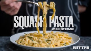 Egg Free Squash & Garlic Pasta | By BITTER
