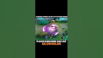 YUZHONG: SUBMIT OR DIE YOU COWARD XBORG| YUZHONG EXP LANE GAMEPLAY | #mlbb