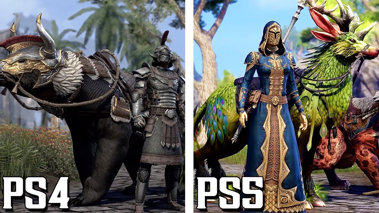 The Elder Scrolls Online vs PS4 Performance Comparison! - YouTube