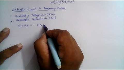 Muhammad Farooq-i-Azam: Kirchhoff