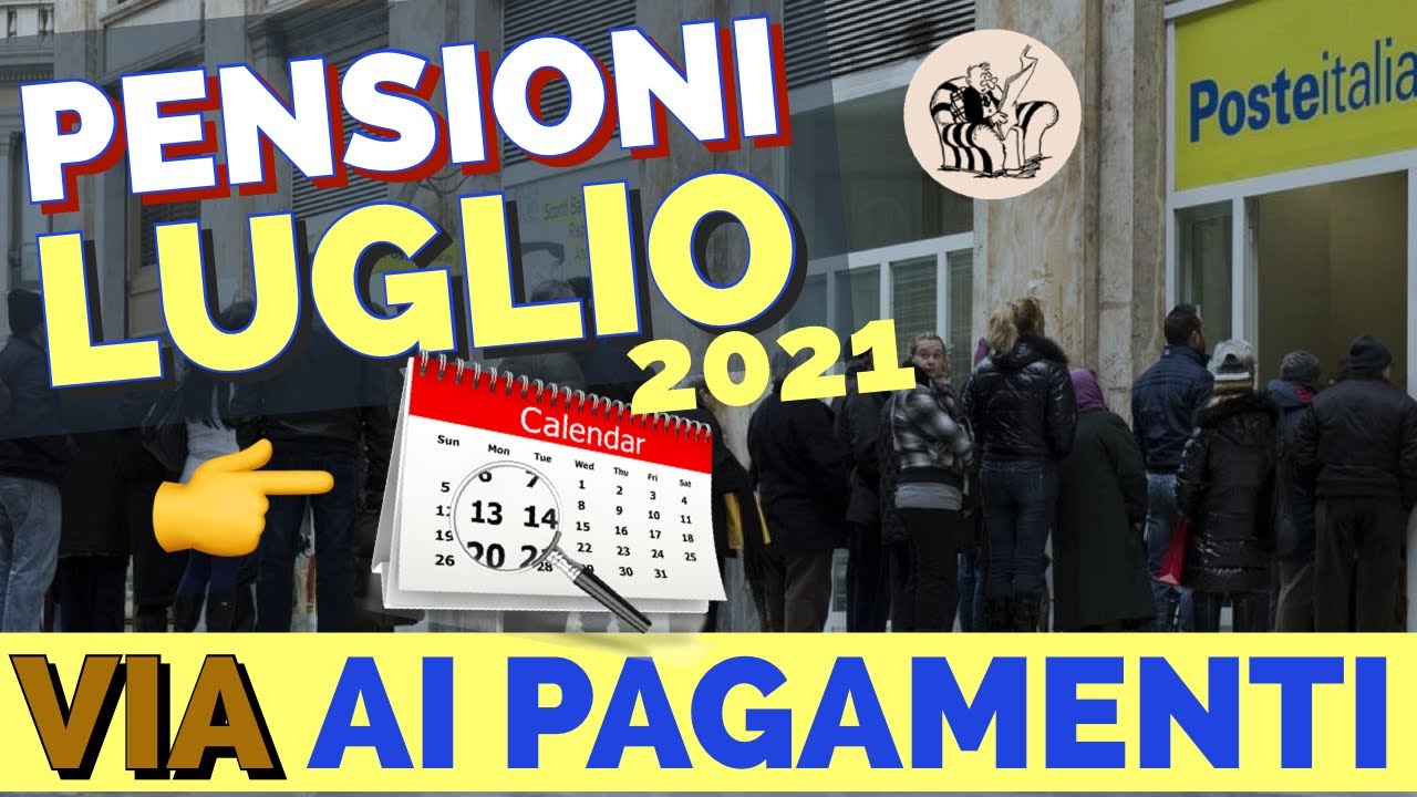 PENSIONI LUGLIO ANTICIPATE 👉 CI SIAMO! ︎ CALENDARIO DEI PAGAMENTI IN