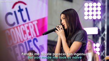 Olivia Rodrigo - vampire // Lyrics + Español // Live From The Today Show