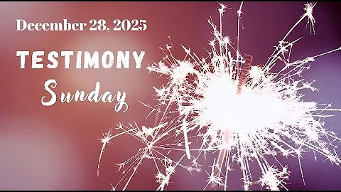 Testimony Sunday | Psalm 34:1-8, Psalm 103:1-13 | December 28, 2025 | 11 AM | Rev. Arun Andrews