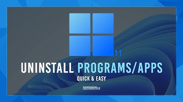 How To: Uninstall Programs On Windows 11 - (Quick & Easy)