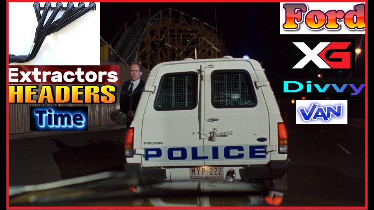 XG FORD PANEL VAN EXTRACTORS / HEADERS UPGRADE DIVVY VAN  1 / 2