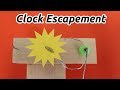 Clock Escapement Mechanism