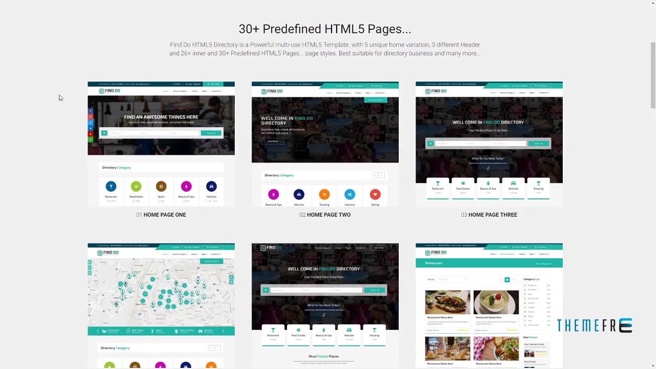 Find Do Multipurpose HTML5 Directory Template Notah Courtney