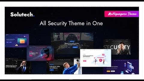 Solutech - Security Multipurpose | Themeforest Templates