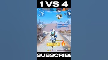 1 vs 4 🤯 In Mobile - 📱😱 #shorts #tgrnrz #tondegamer