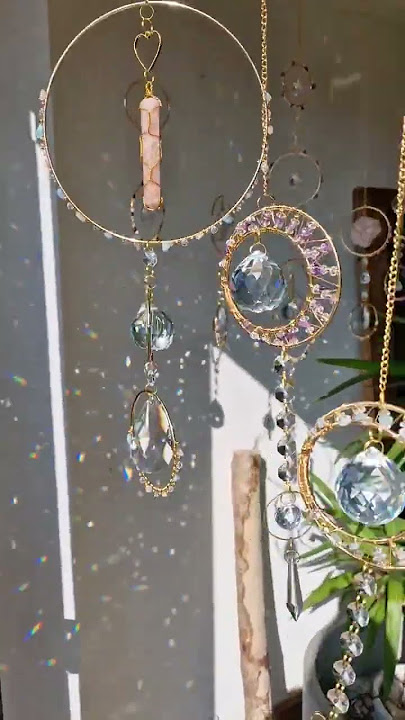 DIY suncatcher kit moon and star crystal suncatcher – Vanir Creations