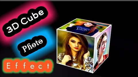 Pixellab 3D Cube Photo Tutorial | 3D Cube Video kaise Banaye 