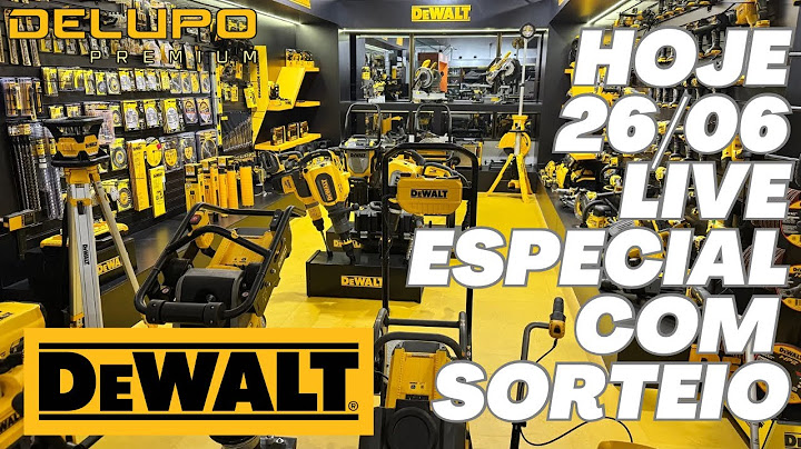 SALA DE FERRAMENTAS está ao vivo! Com sorteio direto da DEWALT
