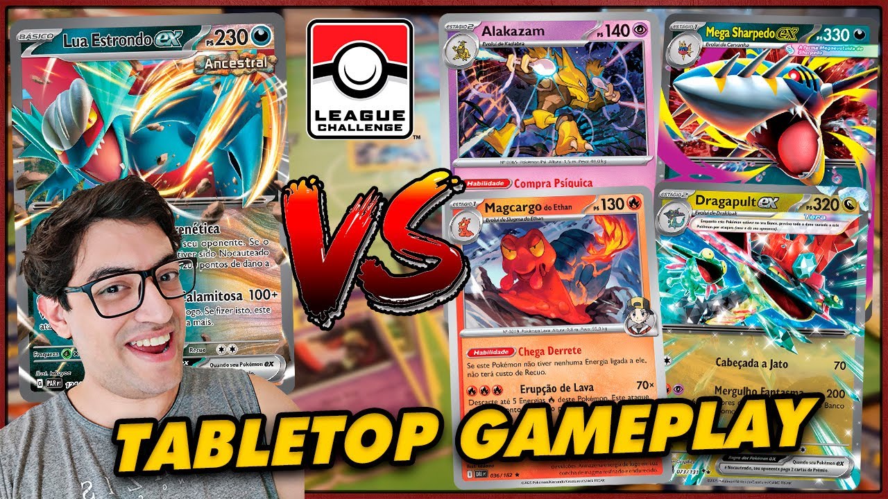 Testei a Minha Versão Lua Estrondo Poison  na Liguinha – Tabletop Pokémon TCG