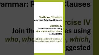 English Grammar Relative Clauses CBSE10 English "A Letter to God"