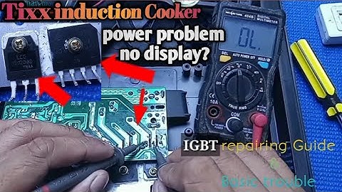 induction Cooker Power problem no display|repairing Guide(TIXX)@asahanmokapartners