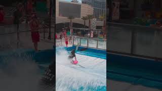 Local Flowboarder Throwing Tricks on the Vegas FlowRider 🔥