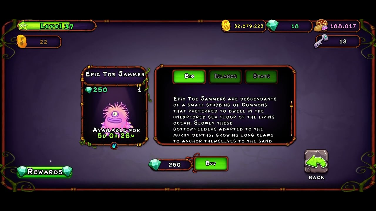 How to breed a epic toe jammer in my singing